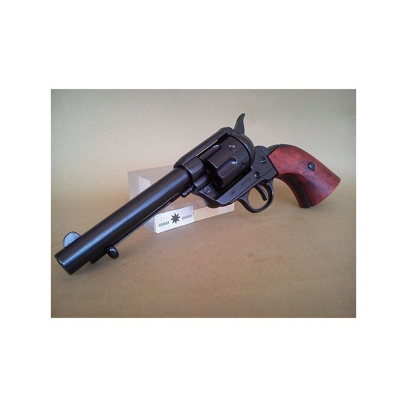 COLT S.A.A.,MOD. 1873,PEACEMAKER,CACHAS MADERA,DENIX