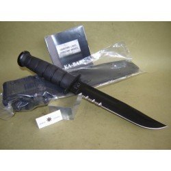 Cuchillo "KA-BAR"-"BLACK SERRADA F-KIDEX", Made in USA